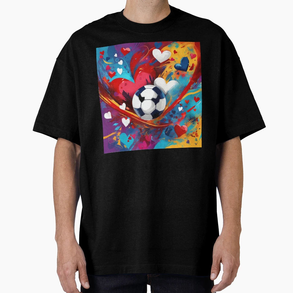 Soccer Abstract Mix T-Shirt - Unique Graphic Men Women - T-Shirt, Sweatshirt, Hoodie