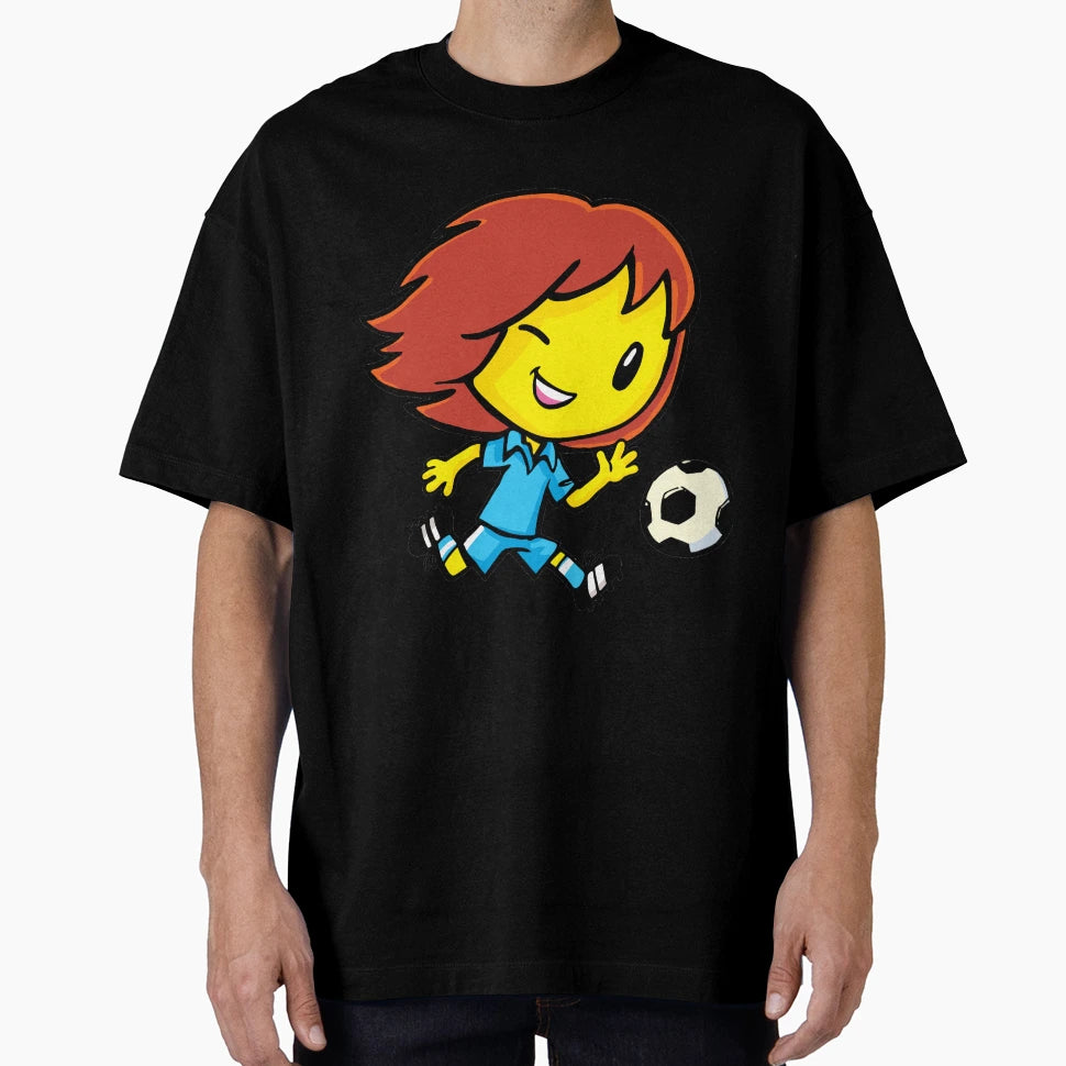 Emo Footballer T-Shirt - Trendy Graphic Unisex - T-Shirt, Sweatshirt, Hoodie