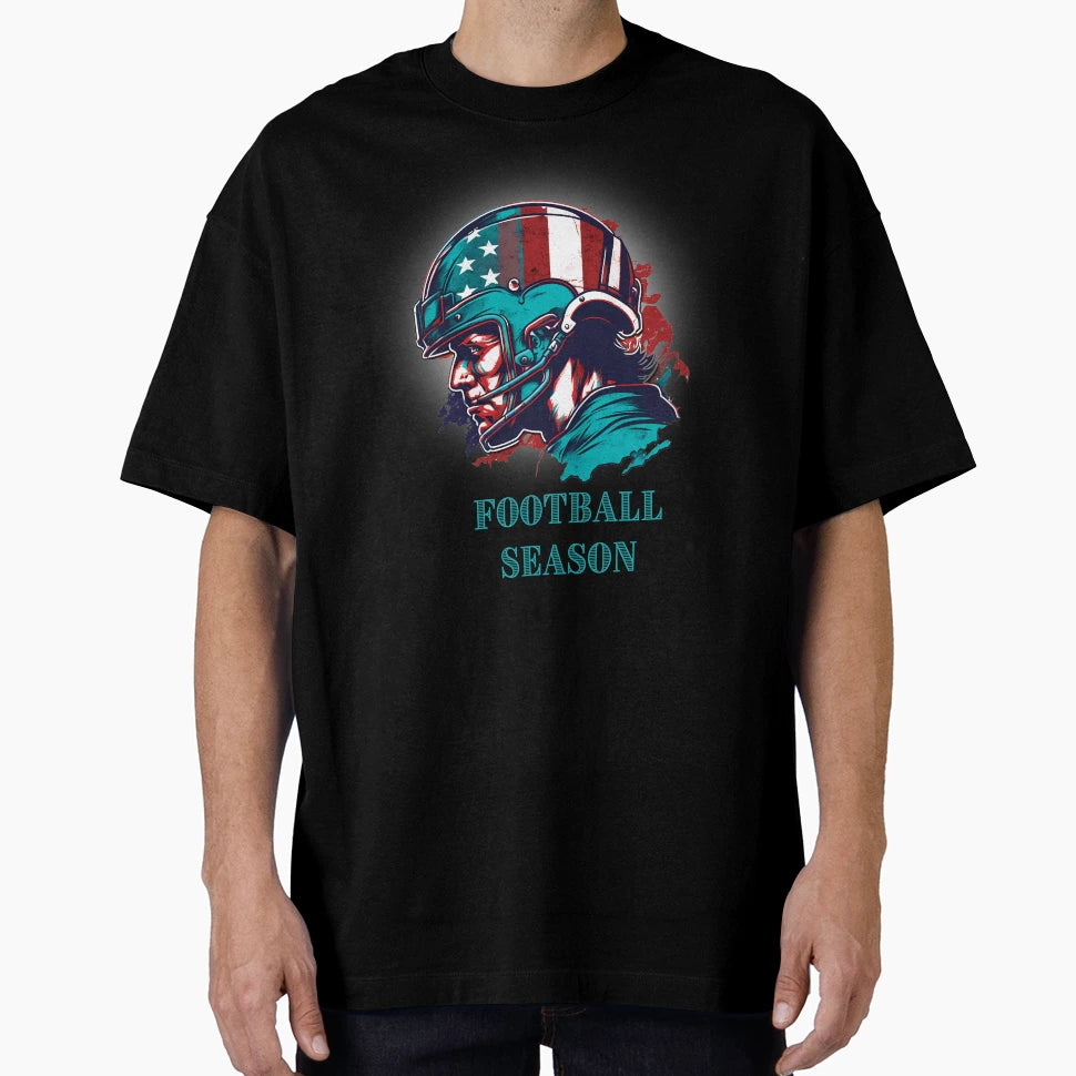 Football Season T-Shirt - Custom Art Print Men Women - T-Shirt, Sweatshirt, Hoodie