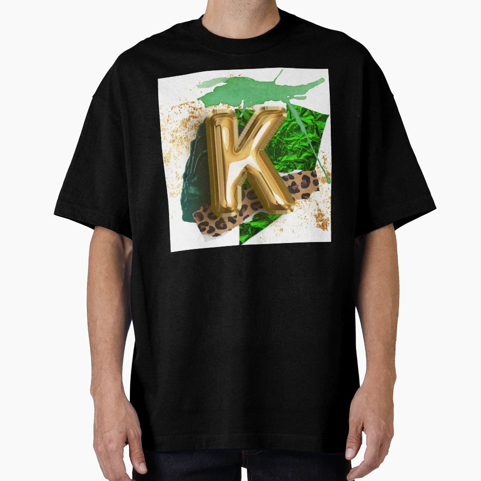 Initial Letter K T-Shirt - Casual Everyday Wear for Adults - T-Shirt, Sweatshirt, Hoodie
