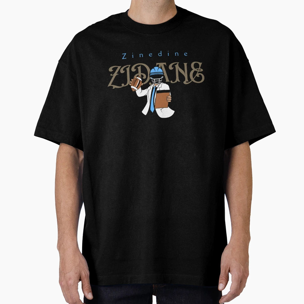 Zinedine Zidane Football Legend And T-Shirt - Aesthetic Graphic Unisex - T-Shirt, Sweatshirt, Hoodie