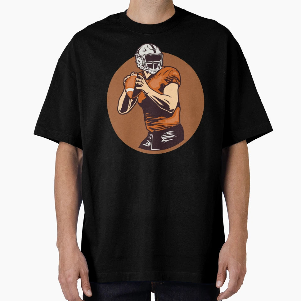 Football Player T-Shirt - Custom Art Print Men Women - T-Shirt, Sweatshirt, Hoodie