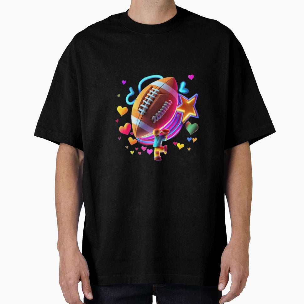 Copy Qb Magic Neon Lights Quirky T-Shirt - Casual Everyday Wear for Adults - T-Shirt, Sweatshirt, Hoodie