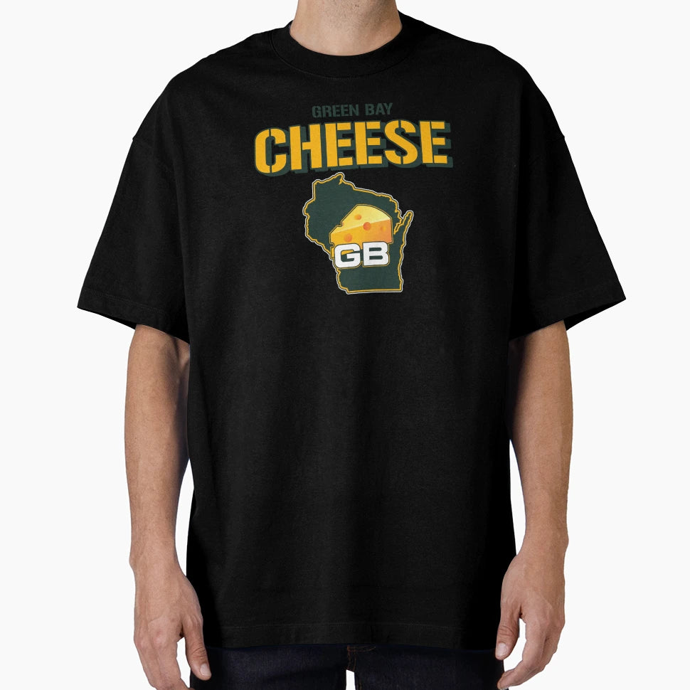 Green Bay Cheese Wordmark T-Shirt - Graphic Print Men Women - T-Shirt, Sweatshirt, Hoodie