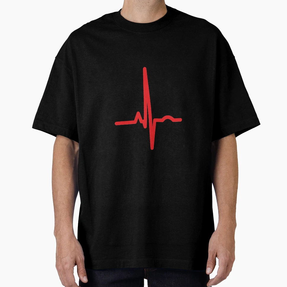 Heart Rhythm Ekg T-Shirt - Trendy Graphic for Adults - T-Shirt, Sweatshirt, Hoodie