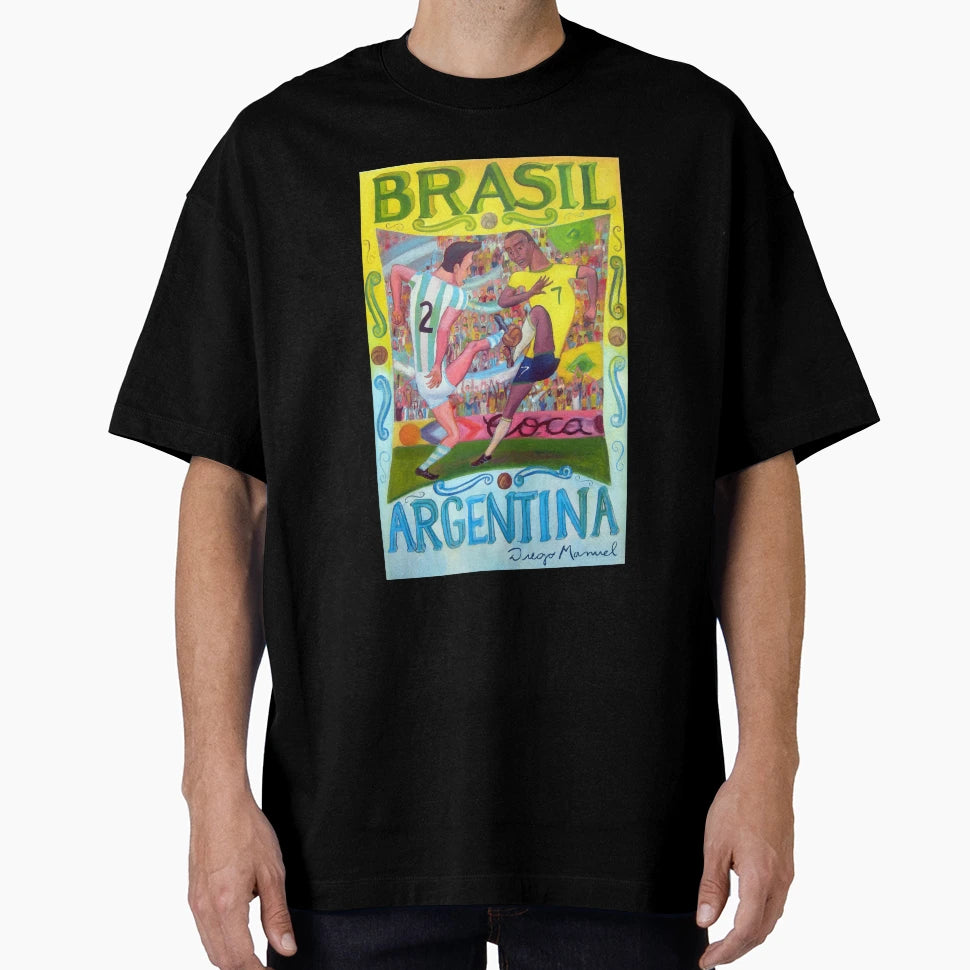 Brasil Argentina T-Shirt - Fun Novelty Design Men Women - T-Shirt, Sweatshirt, Hoodie