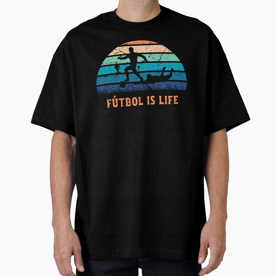 Futbol Is Life T-Shirt - Minimalist Print for Adults - T-Shirt, Sweatshirt, Hoodie