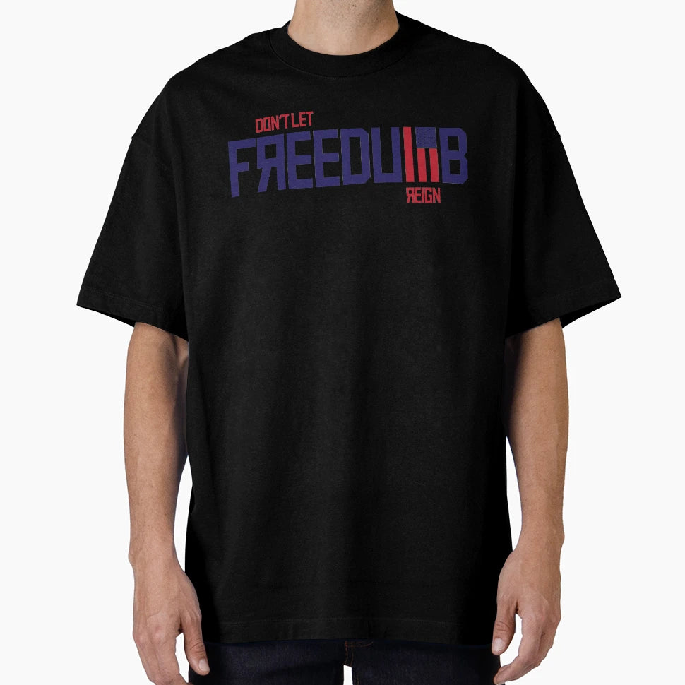 Freedumb Flag Celebration Independence T-Shirt - Trendy Graphic for Adults - T-Shirt, Sweatshirt, Hoodie