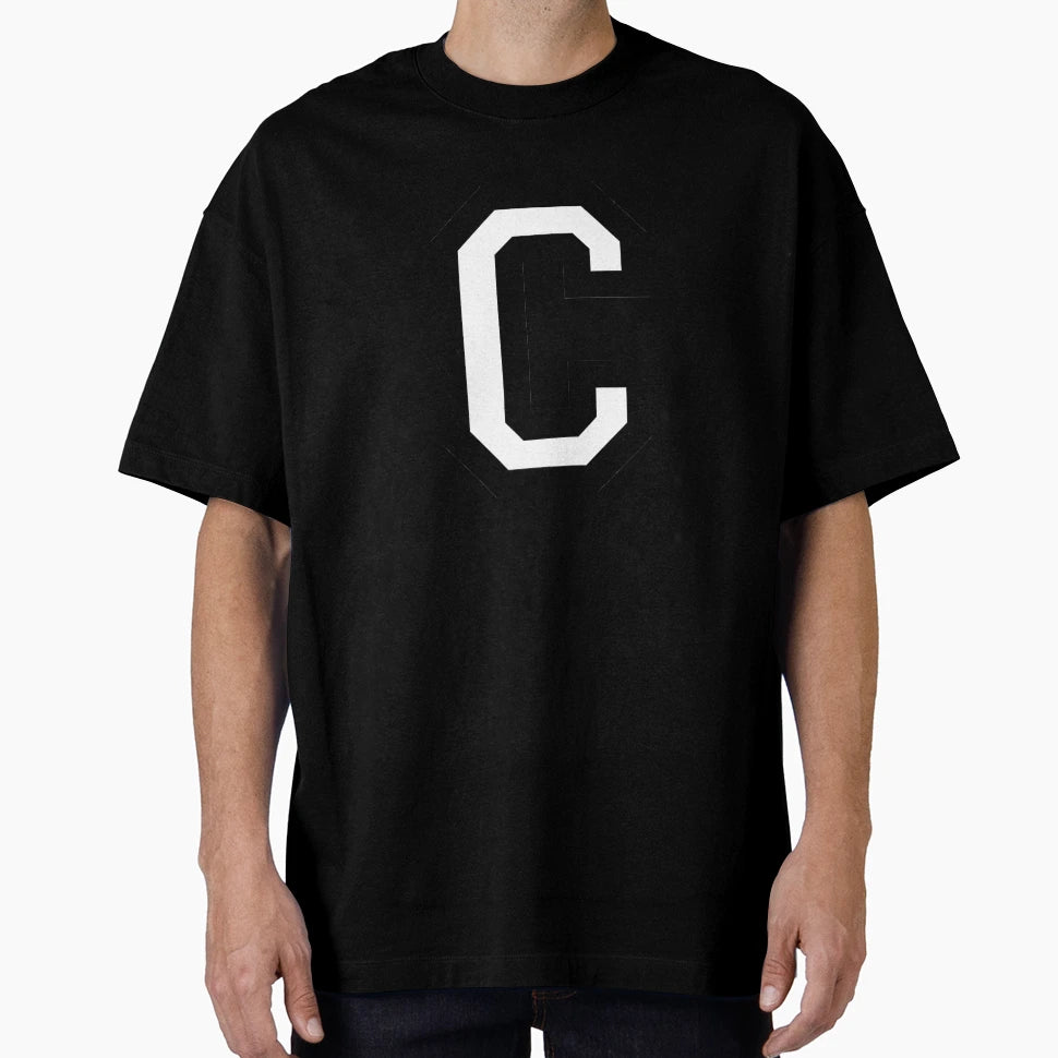 Letter C Two Color T-Shirt - Aesthetic Graphic for Adults - T-Shirt, Sweatshirt, Hoodie