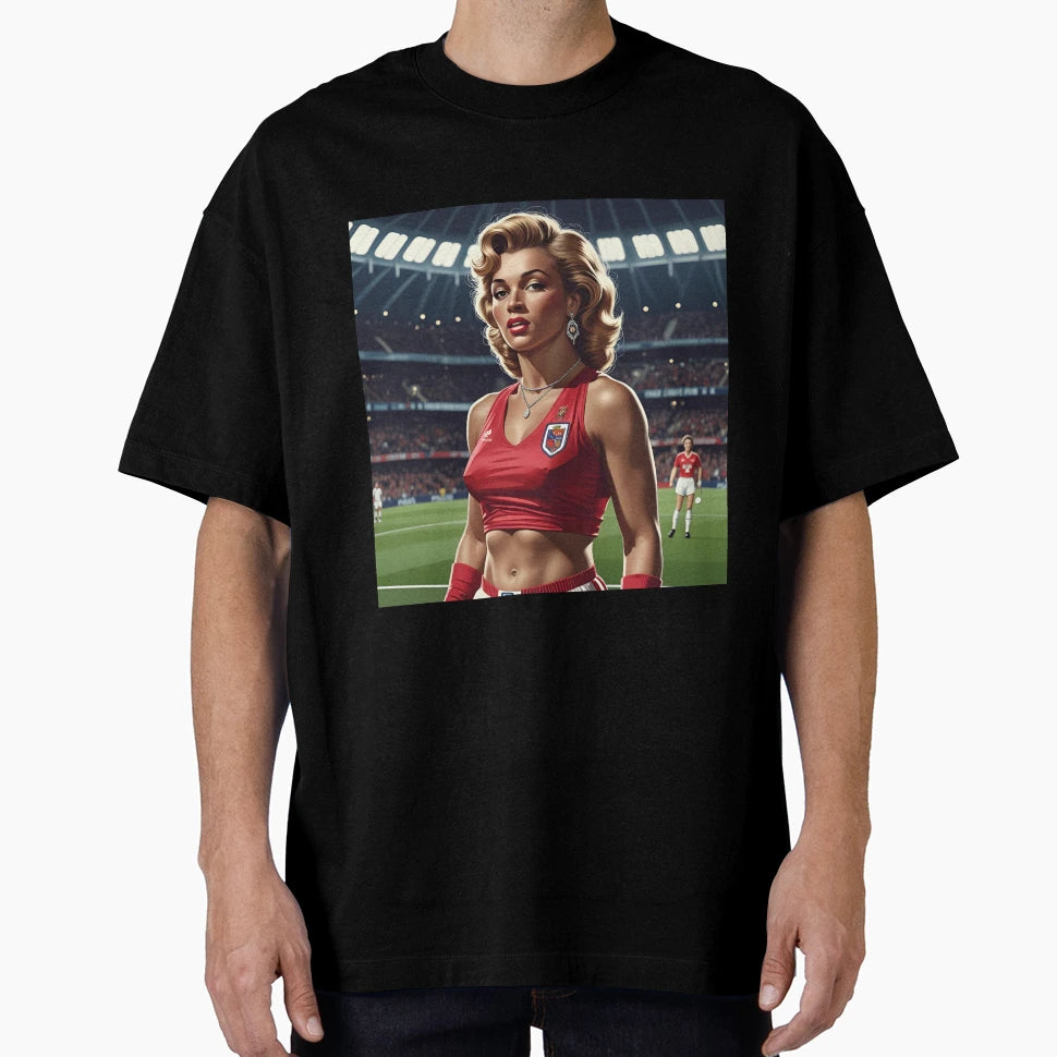 Modern Marilyn Monroe Blonde Model T-Shirt - Custom Art Print Unisex - T-Shirt, Sweatshirt, Hoodie