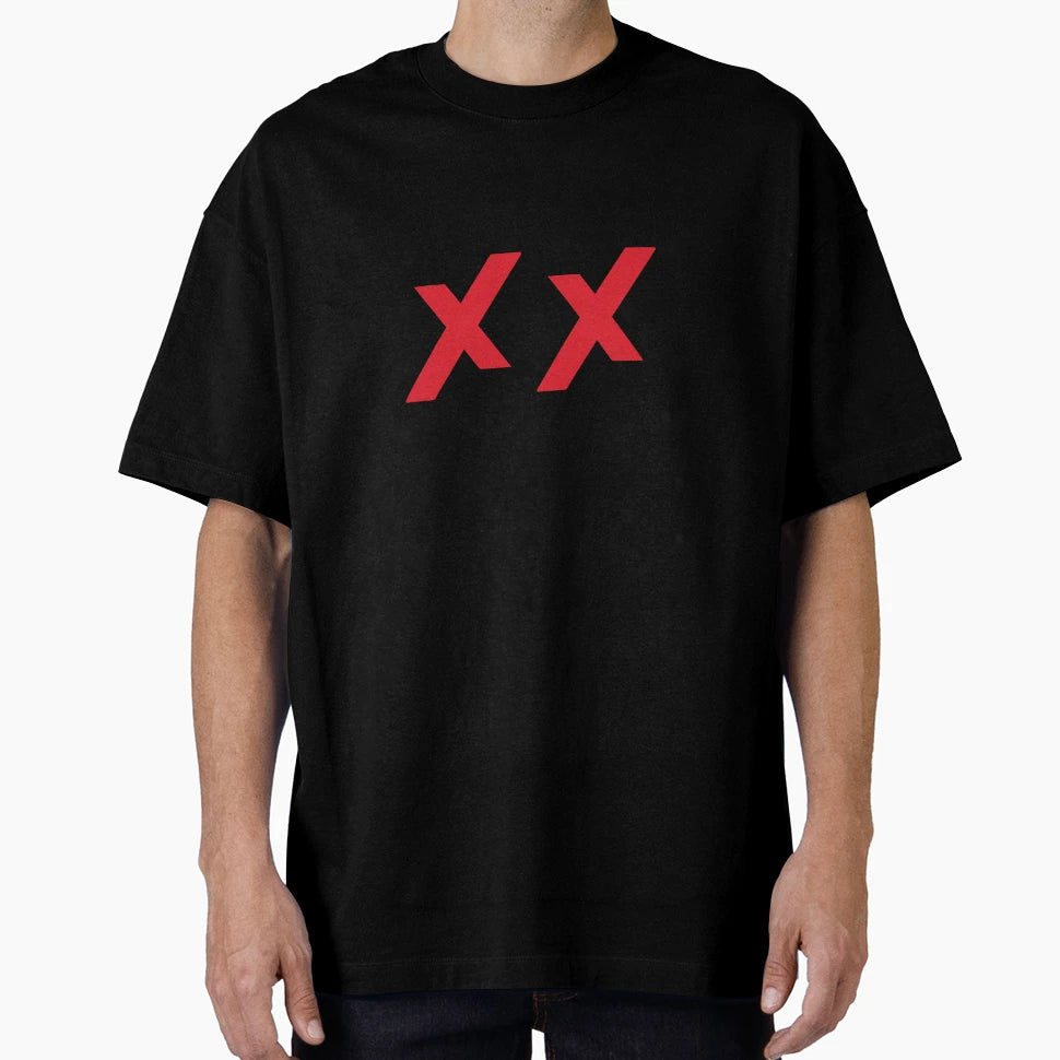 I Am Xx Red And Black Text T-Shirt - Minimalist Print for Adults - T-Shirt, Sweatshirt, Hoodie