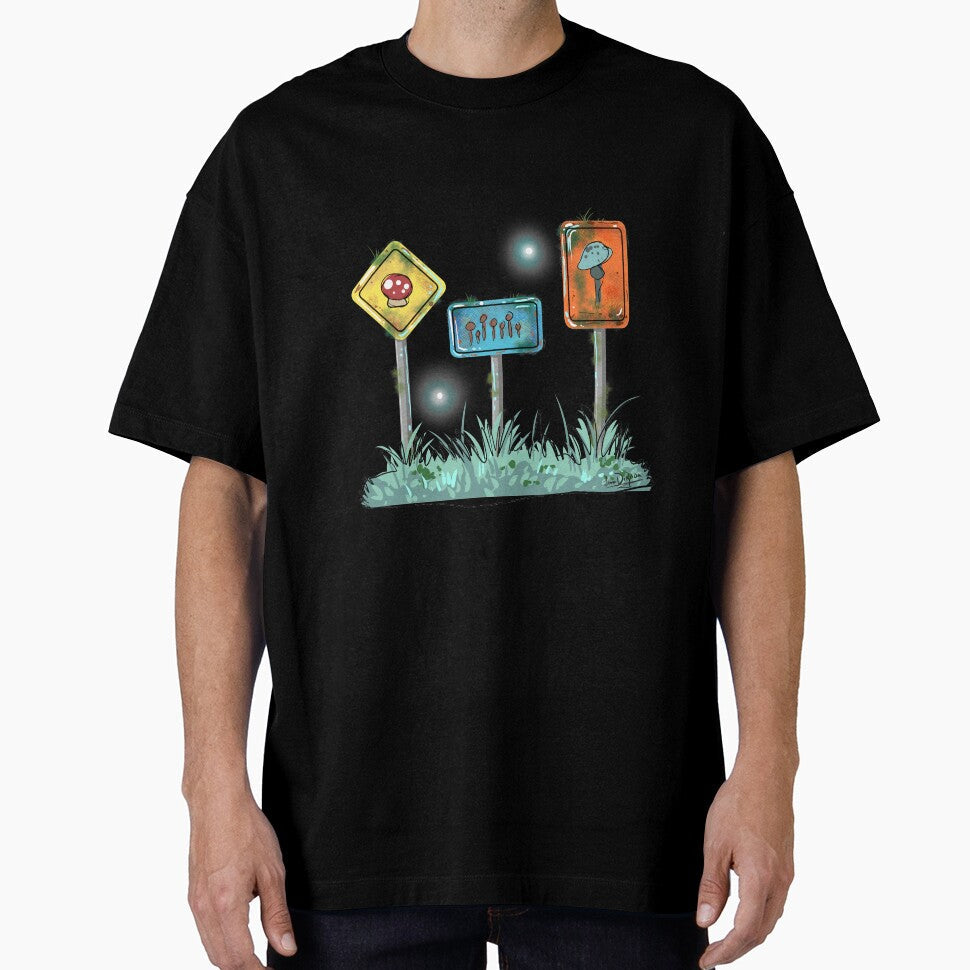 Mushroom Signs- Island by Marielena Vincenza - Adult & Kids T-Shirts, Sweatshirts & Hoodies apparel design preview 1