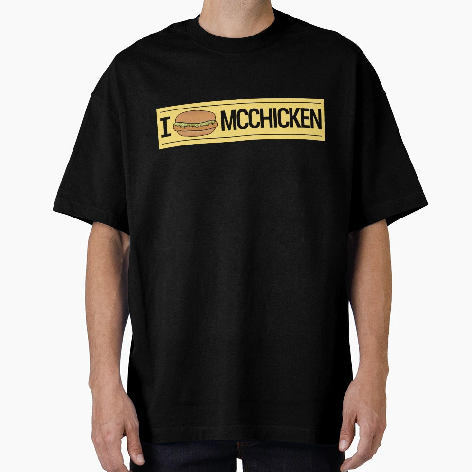 I 3 Mcchicken T-Shirt - Minimalist Print for Adults - T-Shirt, Sweatshirt, Hoodie
