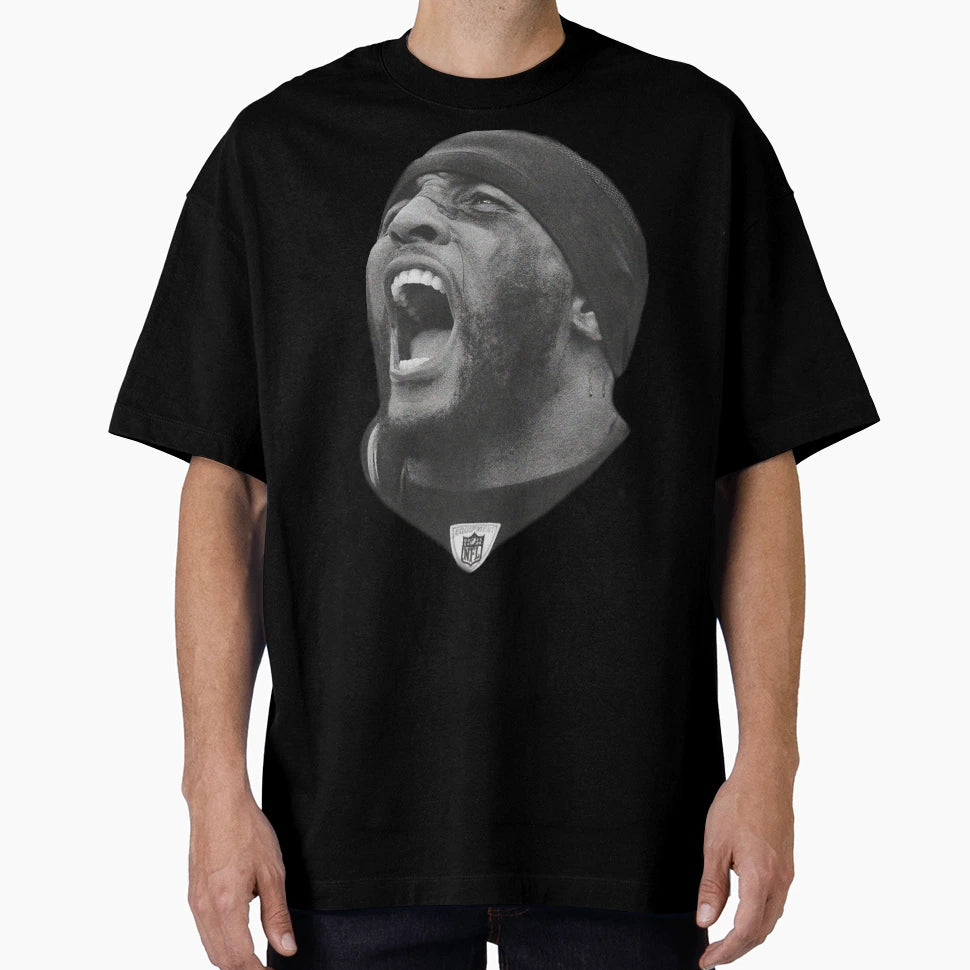 Ray Lewis Shout T-Shirt - Trendy Graphic Men Women - T-Shirt, Sweatshirt, Hoodie