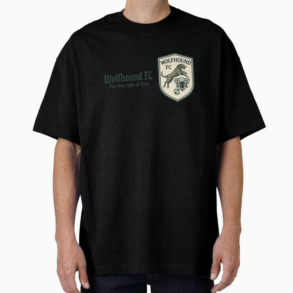 Wolfhound FC Leaping Irish Wolfhounds Hounds of Eire - Adult & Kids T-Shirts, Sweatshirts & Hoodies apparel design preview 1