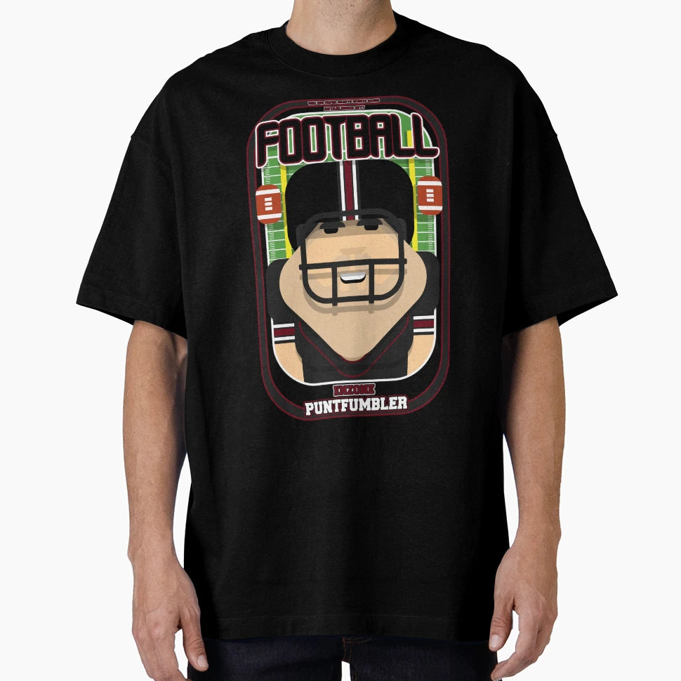 American Football Black And Maroon T-Shirt - Novelty Apparel Men Women - T-Shirt, Sweatshirt, Hoodie