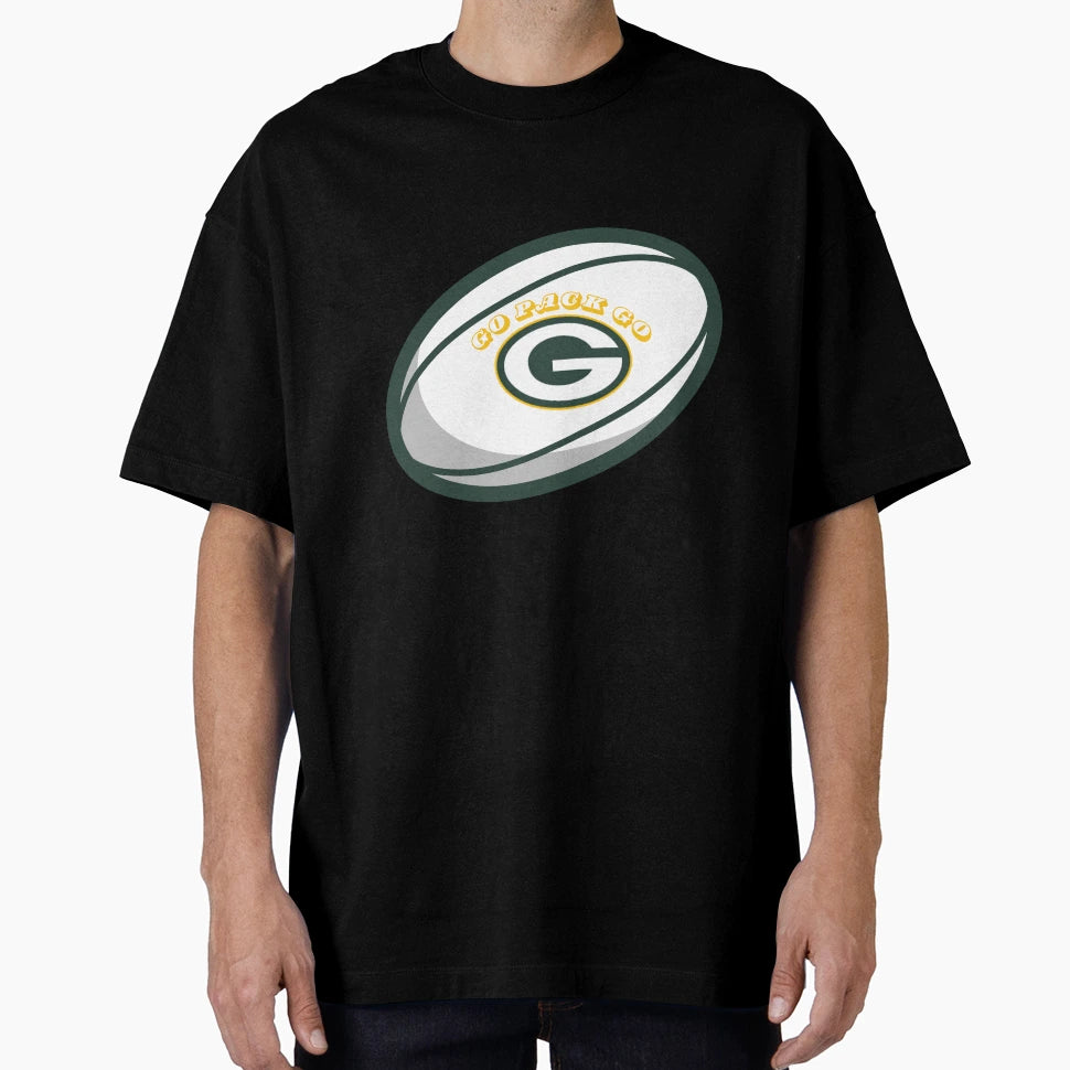 Go Pack Go Green Bay Packers Ball T-Shirt - Custom Art Print Unisex - T-Shirt, Sweatshirt, Hoodie