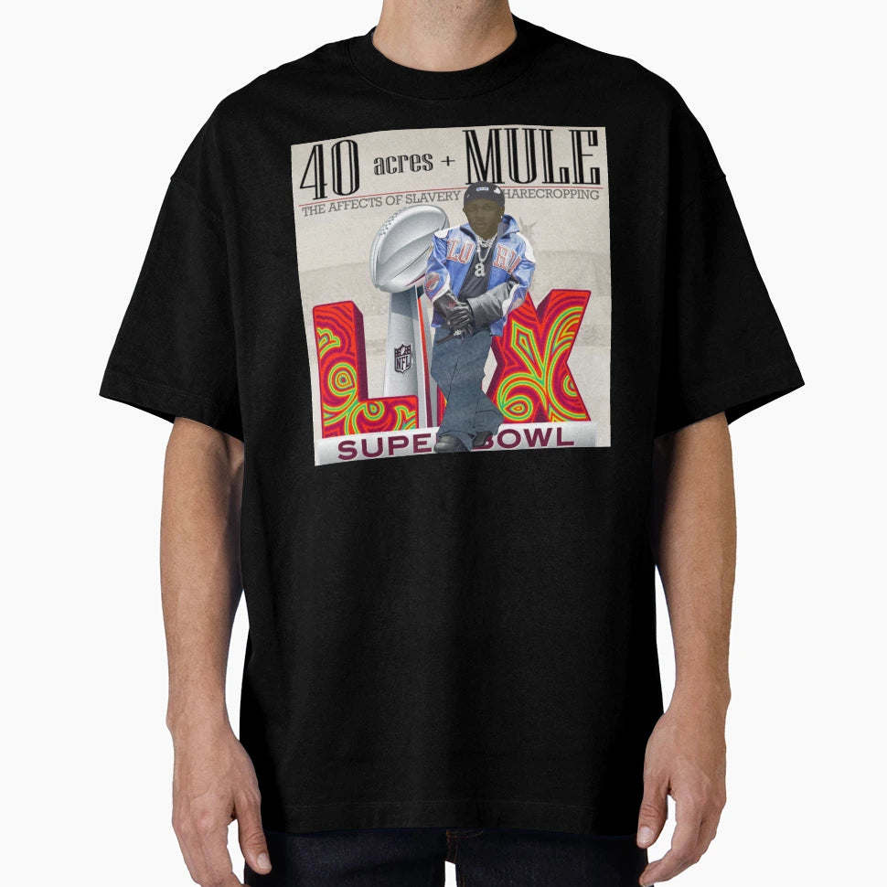 40Acres And Mule T-Shirt - Graphic Print for Adults - T-Shirt, Sweatshirt, Hoodie