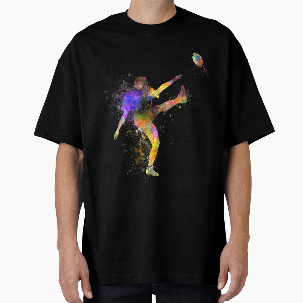 American Football Player Kicker Kicking T-Shirt - Graphic Print Men Women - T-Shirt, Sweatshirt, Hoodie
