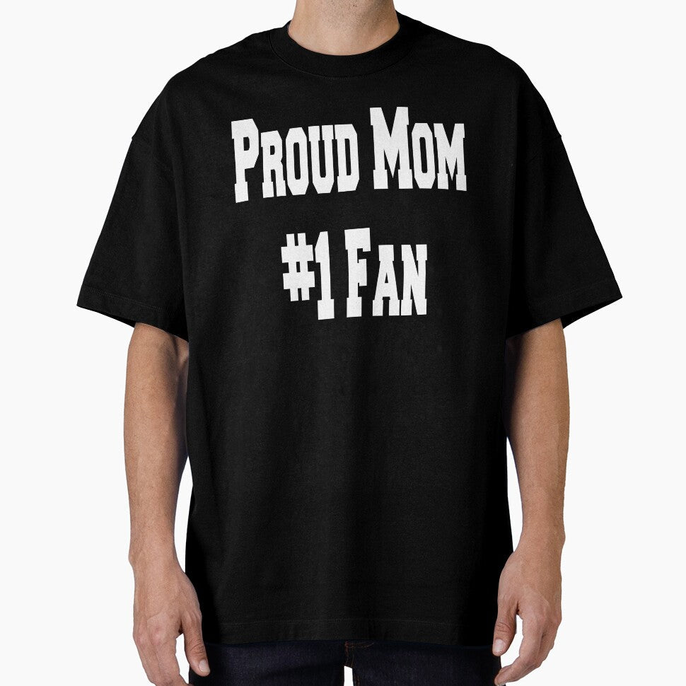 For Proud Mom #1 Fan Mommys player by Urszula Żydek - Adult & Kids T-Shirts, Sweatshirts & Hoodies apparel design preview 1