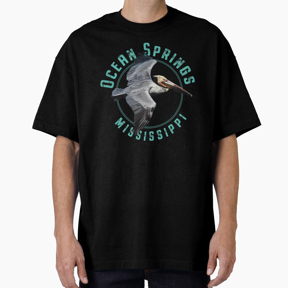 Ocean Springs Mississippi by Futurebeachbum - Adult & Kids T-Shirts, Sweatshirts & Hoodies apparel design preview 1