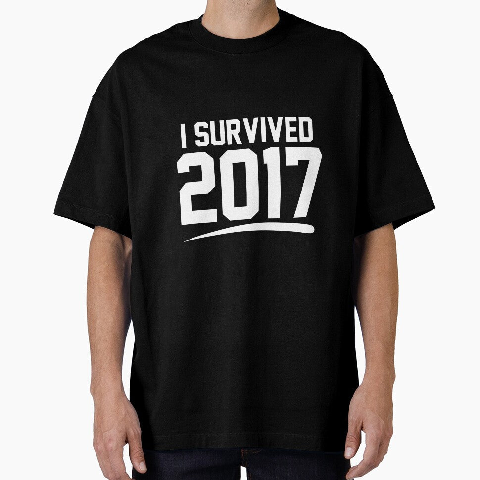 I Survived 2017 for Men and Women by AllStarMerch - Adult & Kids T-Shirts, Sweatshirts & Hoodies apparel design preview 1