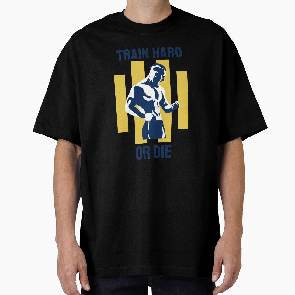 Train Hard T-Shirt - Minimalist Print Unisex - T-Shirt, Sweatshirt, Hoodie