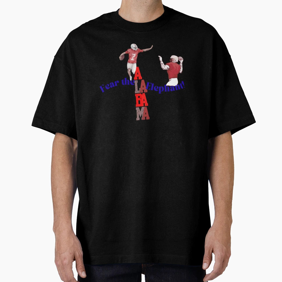 Fear Elephant Alabama Football T-Shirt - Streetwear Style for Adults - T-Shirt, Sweatshirt, Hoodie