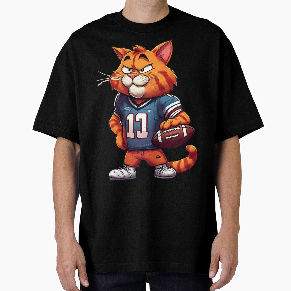 Garf in a soccer player's outfit, Fan art Garfield by - Adult & Kids T-Shirts, Sweatshirts & Hoodies apparel design preview 1