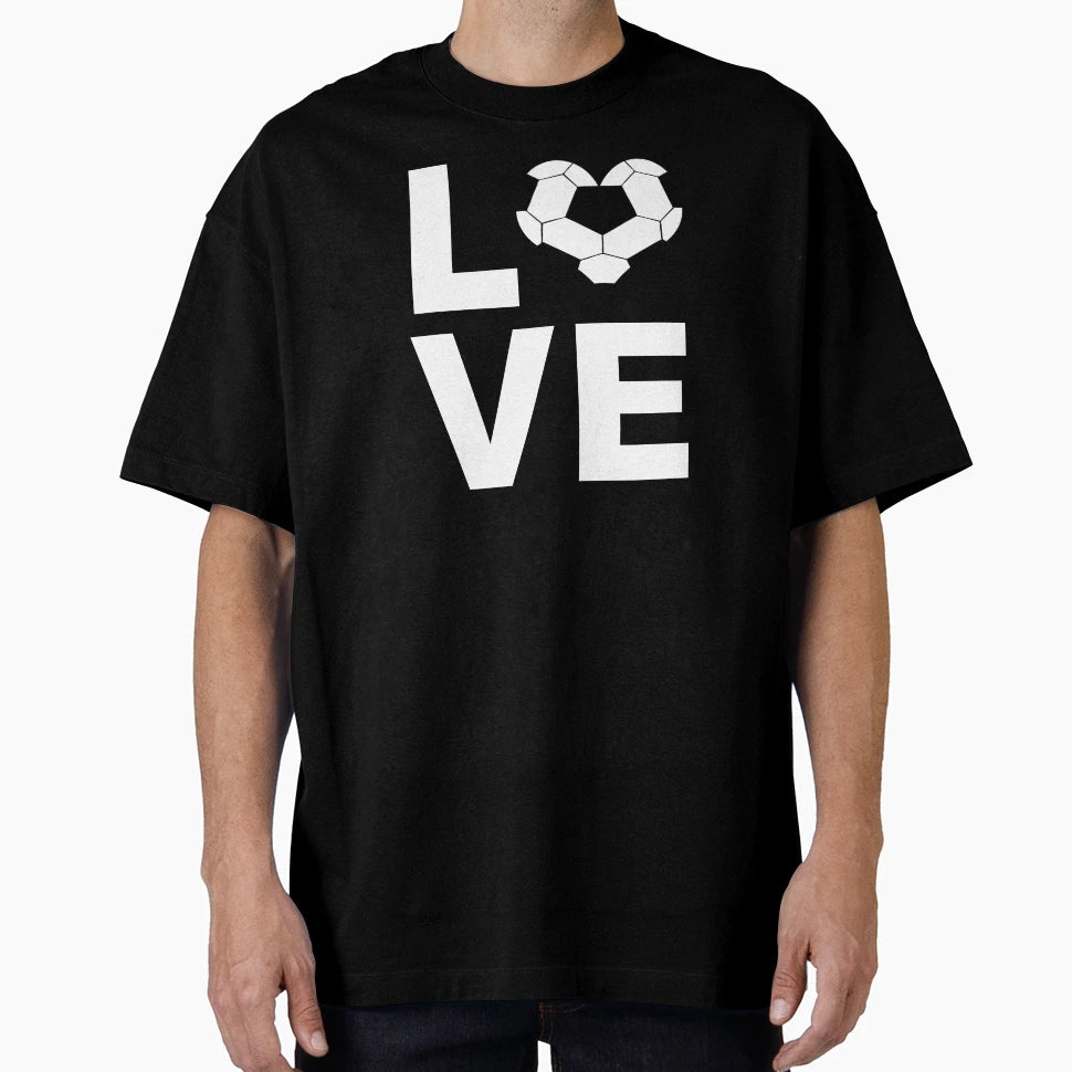 I Love Soccer Ball Sports Athlete T-Shirt - Unique Graphic Men Women - T-Shirt, Sweatshirt, Hoodie