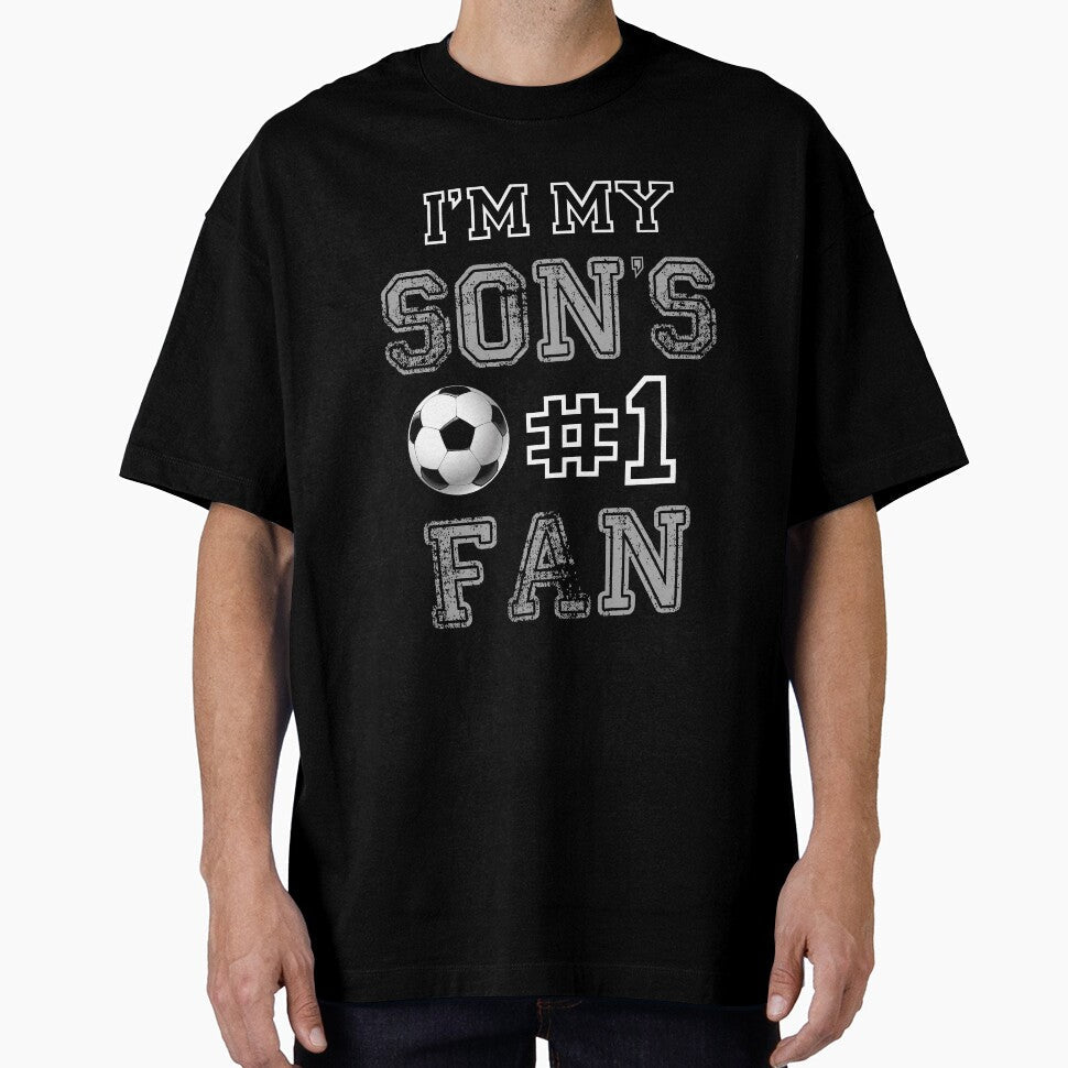 I'M MY SON'S #1 FAN by antipatic - Adult & Kids T-Shirts, Sweatshirts & Hoodies apparel design preview 1