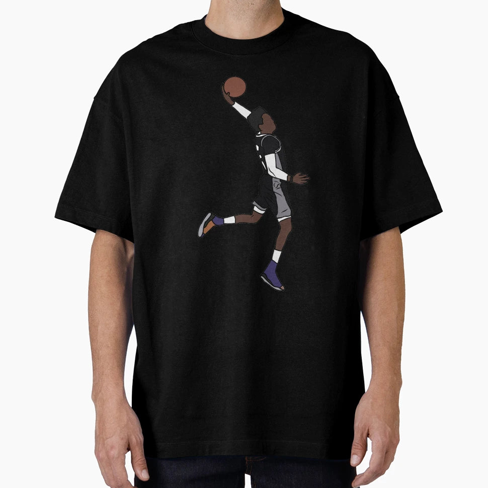 Deaaron Fox Dunk T-Shirt - Fun Novelty Design for Adults - T-Shirt, Sweatshirt, Hoodie