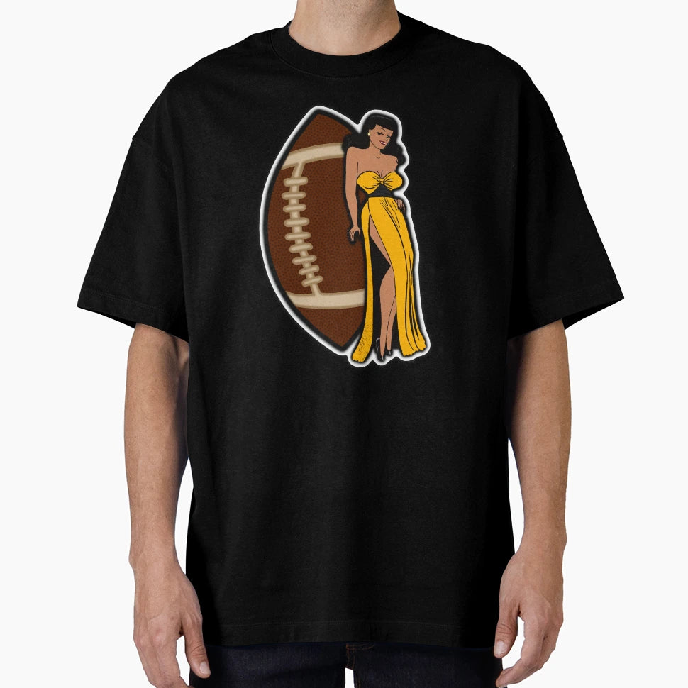 Pittsburgh Football Babe T-Shirt - Unique Graphic Men Women - T-Shirt, Sweatshirt, Hoodie