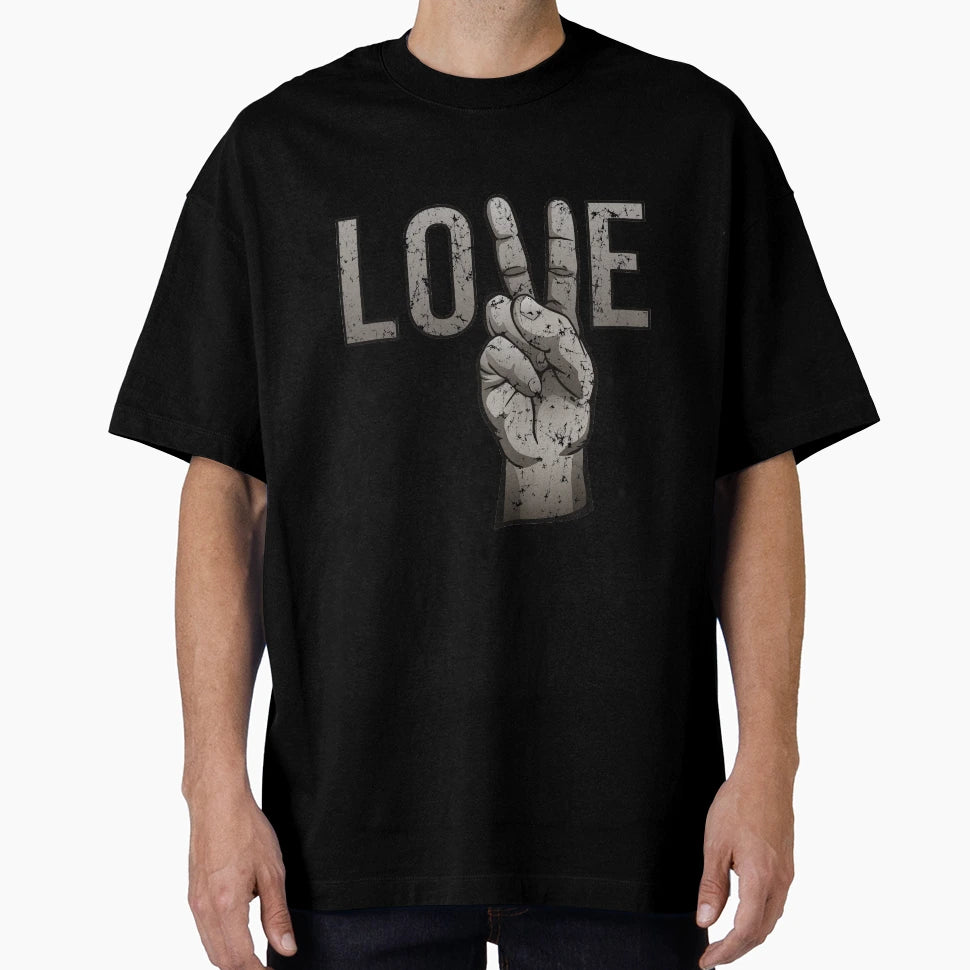 Peace Love T-Shirt - Novelty Apparel for Adults - T-Shirt, Sweatshirt, Hoodie