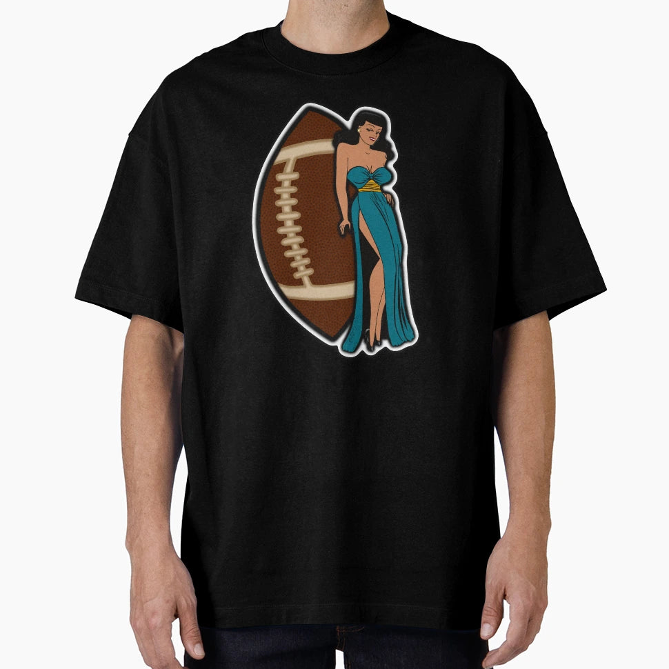 Jacksonville Football Babe T-Shirt - Streetwear Style Unisex - T-Shirt, Sweatshirt, Hoodie