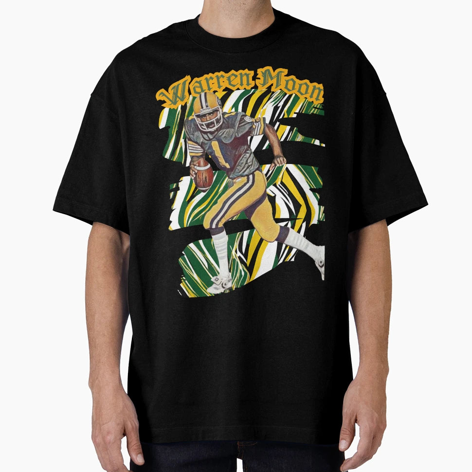 Warren Moon Iconic Football Art T-Shirt - Aesthetic Graphic for Adults - T-Shirt, Sweatshirt, Hoodie