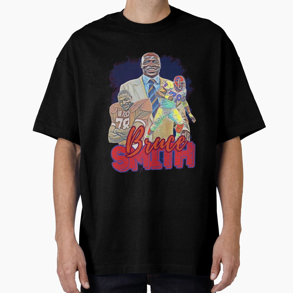 Bruce Smith Fan Art T-Shirt - Fun Novelty Design Unisex - T-Shirt, Sweatshirt, Hoodie