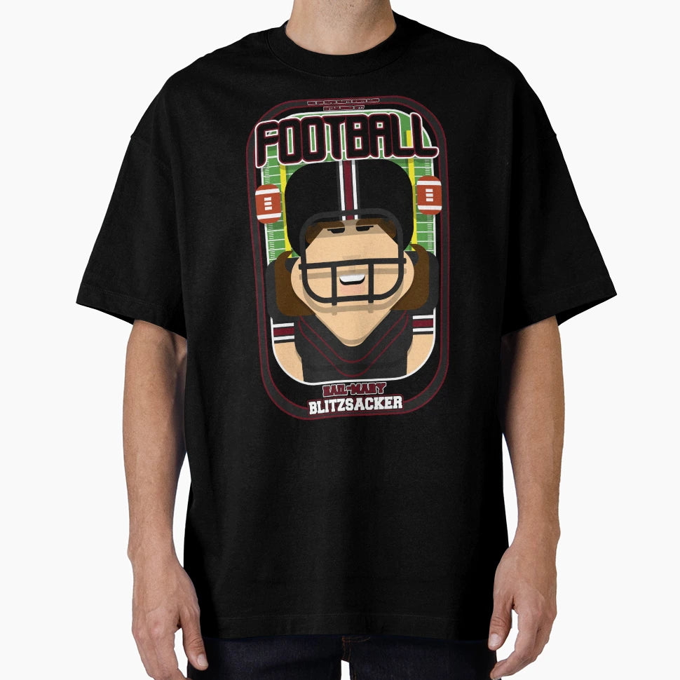American Football Black And Maroon Hail T-Shirt - Unique Graphic Men Women - T-Shirt, Sweatshirt, Hoodie