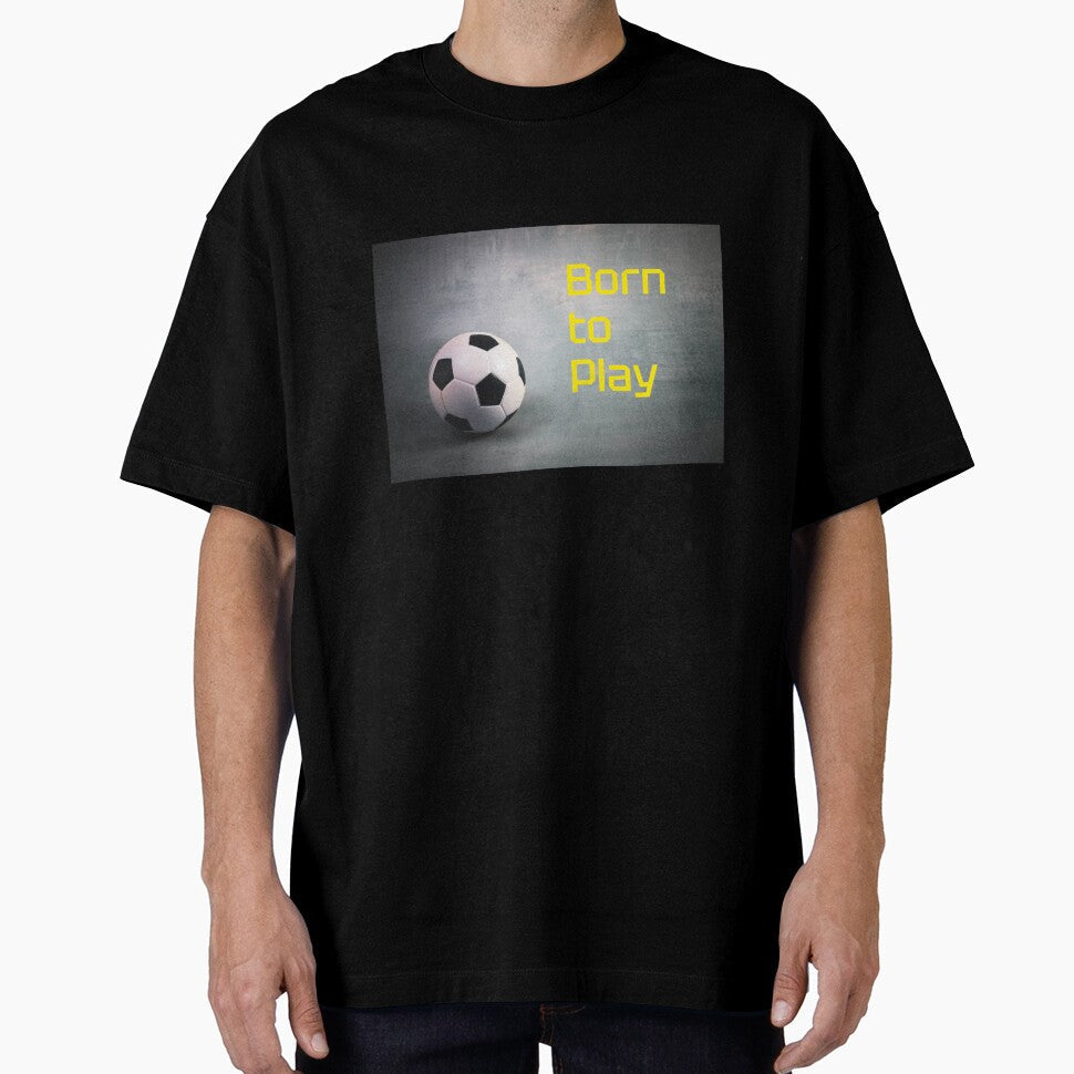 Born to Play Football by EirinDesign - Adult & Kids T-Shirts, Sweatshirts & Hoodies apparel design preview 1
