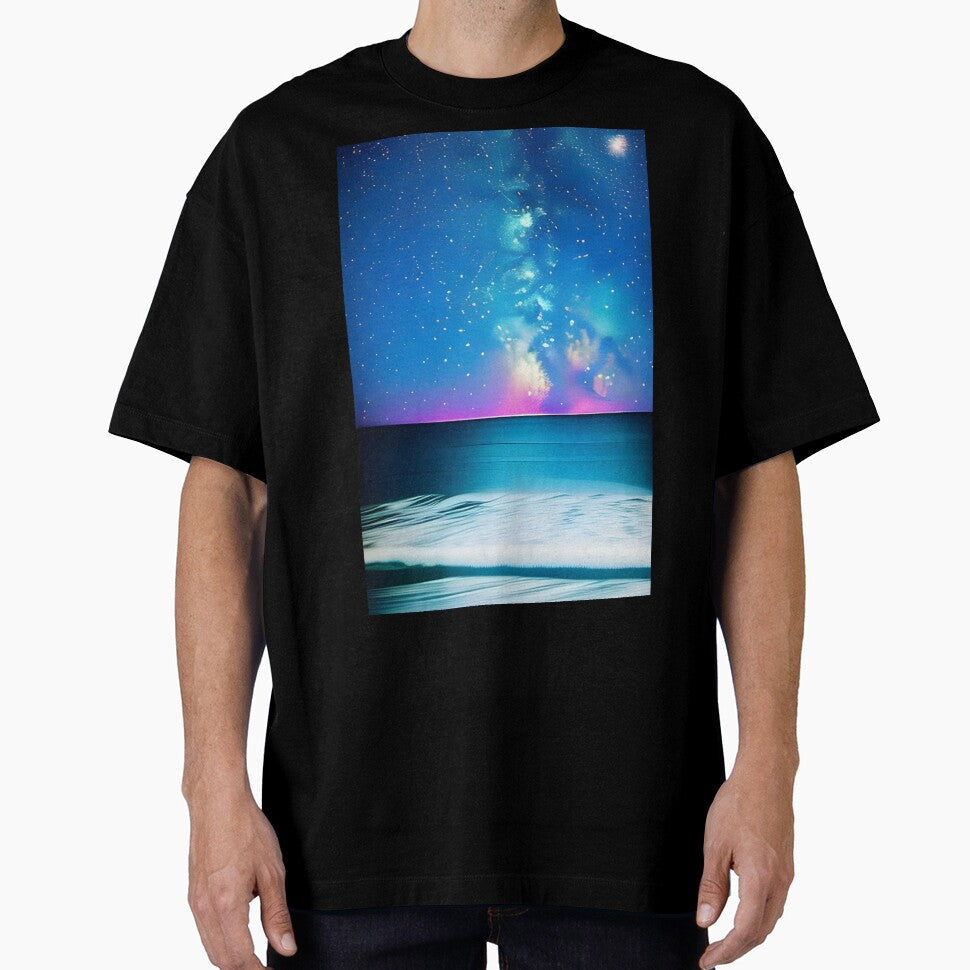 STARRY NIGHT OVER THE OCEAN by Steven LaRussa - Adult & Kids T-Shirts, Sweatshirts & Hoodies apparel design preview 1