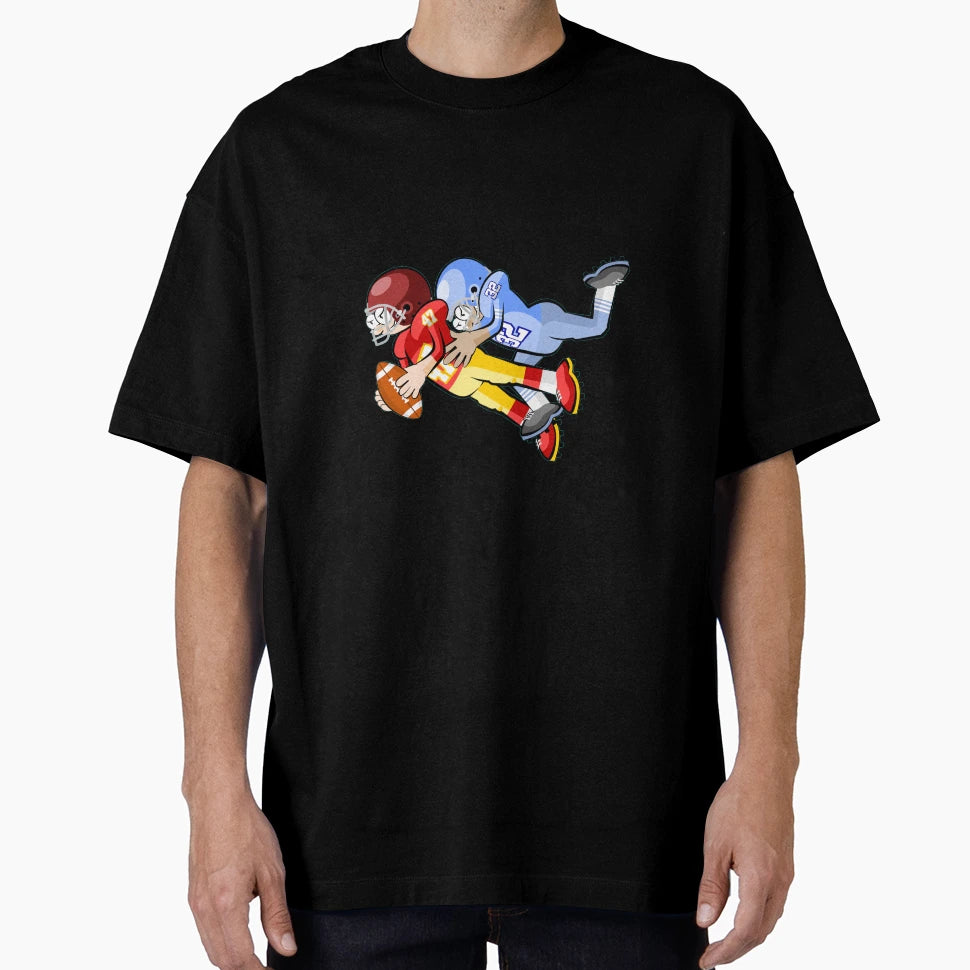 American Football Cartoon 12 41 T-Shirt - Novelty Apparel Unisex - T-Shirt, Sweatshirt, Hoodie