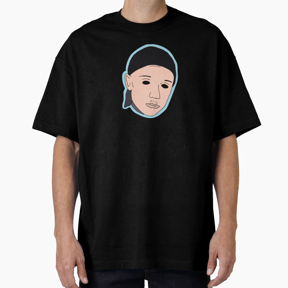 Spooky Black Cartoon T-Shirt - Fun Novelty Design Men Women - T-Shirt, Sweatshirt, Hoodie