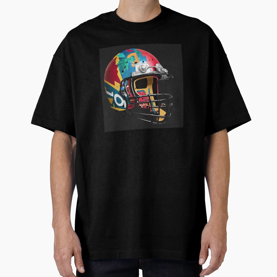 American Football Helmet T-Shirt - Trendy Graphic Unisex - T-Shirt, Sweatshirt, Hoodie