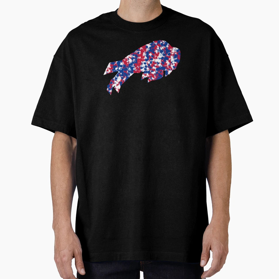Bills Logo Paint Splatter T-Shirt - Custom Art Print Unisex - T-Shirt, Sweatshirt, Hoodie
