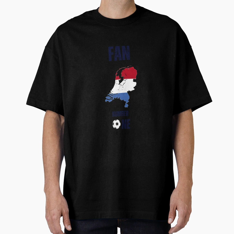 Fan Holland Football Number One T-Shirt - Minimalist Print for Adults - T-Shirt, Sweatshirt, Hoodie