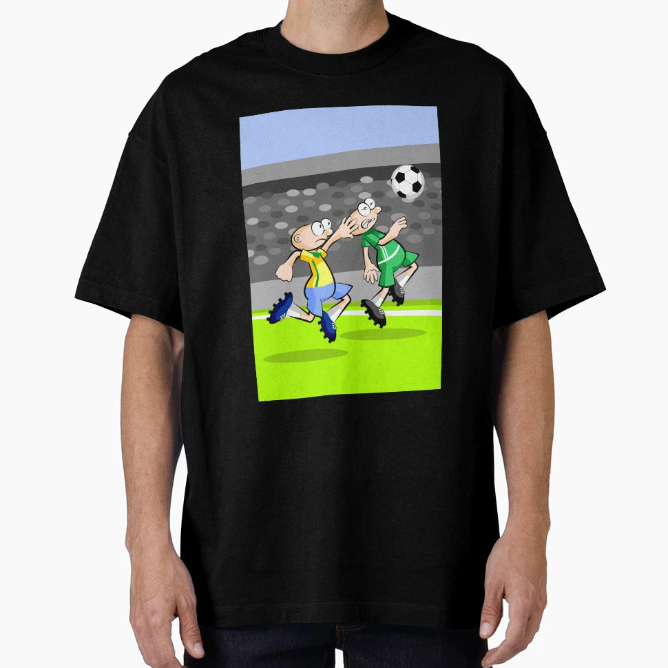 Two Players Soccer Pelean Ball T-Shirt - Unique Graphic Unisex - T-Shirt, Sweatshirt, Hoodie