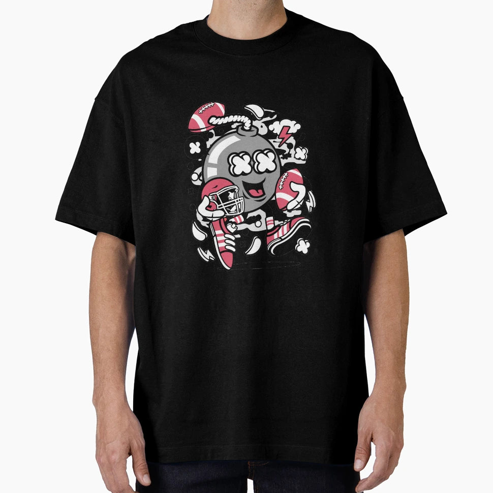 Football Bomb T-Shirt - Novelty Apparel Unisex - T-Shirt, Sweatshirt, Hoodie