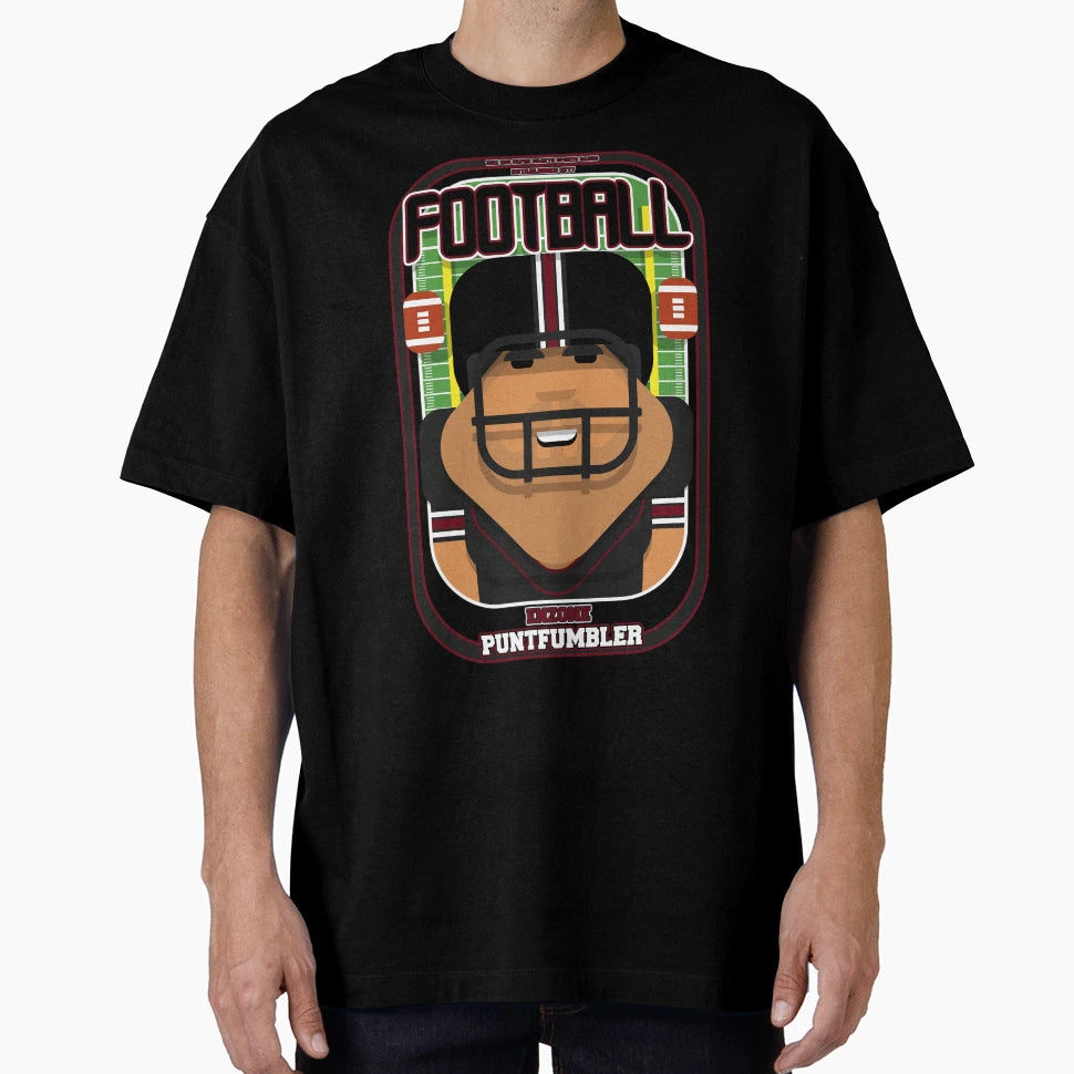 American Football Black And Maroon T-Shirt - Streetwear Style Men Women - T-Shirt, Sweatshirt, Hoodie