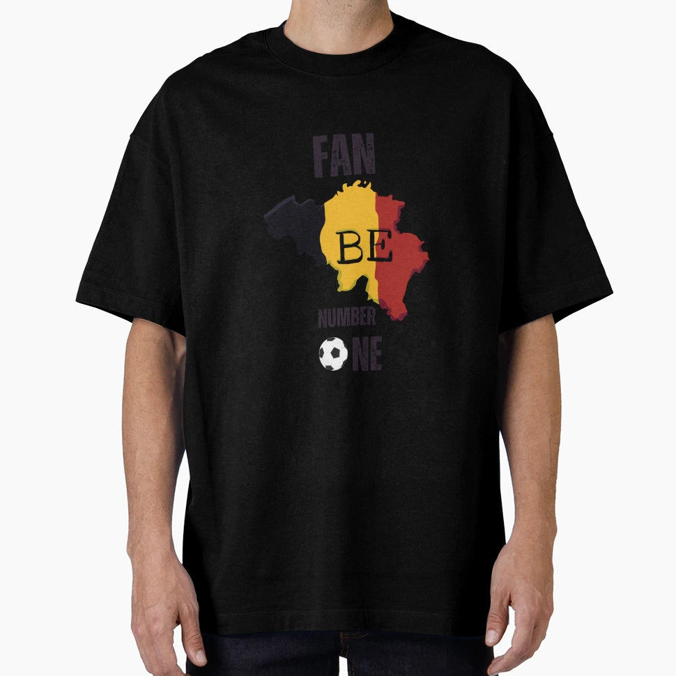 Belgium Football Supporter Number One T-Shirt - Graphic Print for Adults - T-Shirt, Sweatshirt, Hoodie