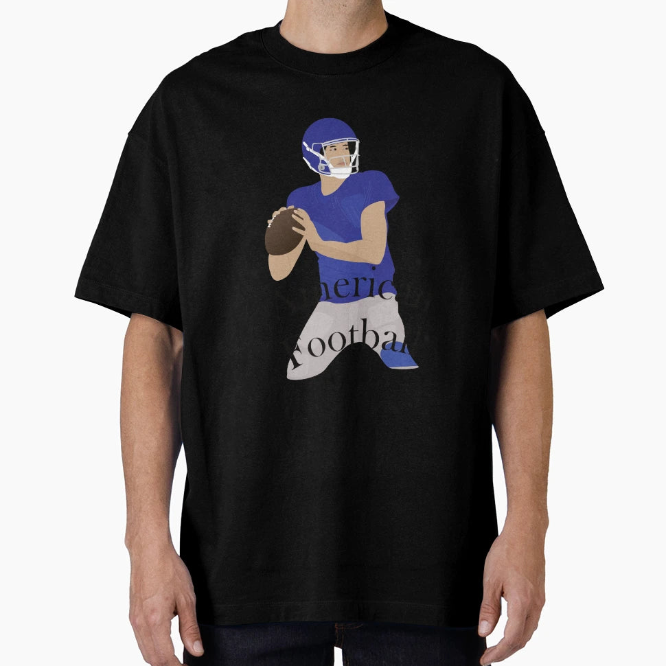 American Football Player Action T-Shirt - Novelty Apparel Men Women - T-Shirt, Sweatshirt, Hoodie